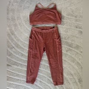 Torrid Two Piece Active Set - Mauve / Pink (PLUS SIZE 2X)